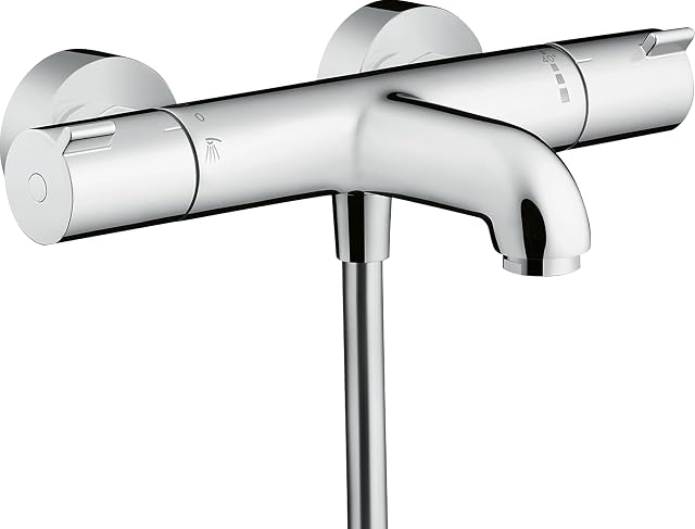 hansgrohe Ecostat verchromter Aufputz-Wannenthermostat