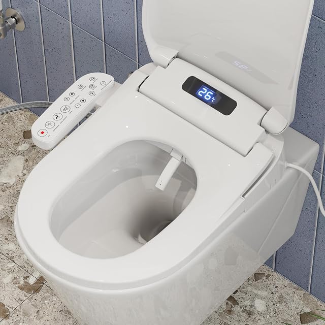 HOROW elektrischer smarter Dusch-WC-Sitz mit seitlichem Bedienfeld