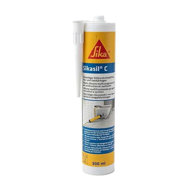 Sika Sikasil C Sanitärsilikonkartusche in Weiß