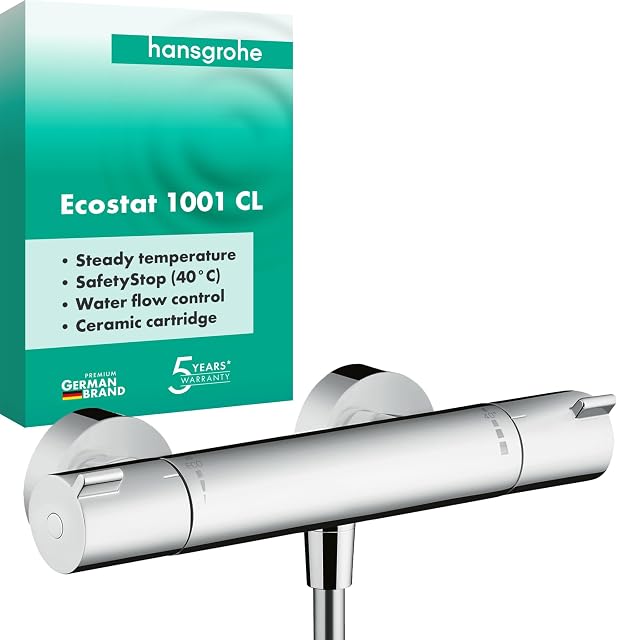 hansgrohe Ecostat 1001 CL verchromter Duschthermostat