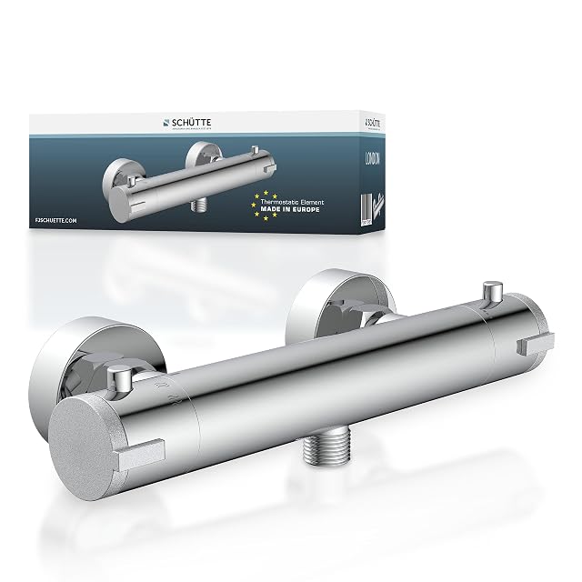 Schütte LONDON verchromter Thermostat-Duschmischer